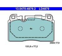 Kit pastiglie freno, Freno a disco Assale anteriore per AUDI PORSCHE A6 A7 MACAN