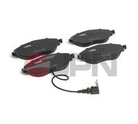 Kit pastiglie freno, Freno a disco Assale anteriore per AUDI SEAT SKODA VW A3 AL