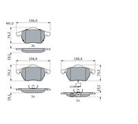 Kit pastiglie freno, Freno a disco Assale anteriore per AUDI SEAT SKODA VW VW (S