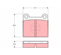 Kit pastiglie freno, Freno a disco Assale anteriore per AUDI VW 50 80 DERBY GOLF