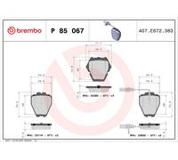 Kit pastiglie freno, Freno a disco Assale anteriore per AUDI VW A4 A6 ALLROAD PA
