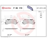 Kit pastiglie freno, Freno a disco Assale anteriore per AUDI VW A6 A6 Allroad A6