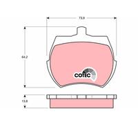 Kit pastiglie freno, Freno a disco Assale anteriore per AUSTIN AUSTIN-HEALEY HOL