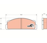 Kit pastiglie freno, Freno a disco Assale anteriore per AUTOBIANCHI FIAT FSO INN