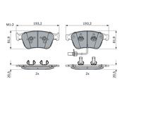 Kit pastiglie freno, Freno a disco Assale anteriore per BENTLEY CONTINENTAL CONT