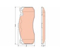 Kit pastiglie freno, Freno a disco Assale anteriore per BMW 1 3