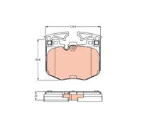 Kit pastiglie freno, Freno a disco Assale anteriore per BMW 2 3 4 5 6 7 8 i4 iX