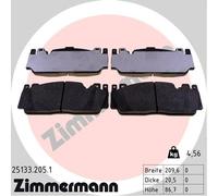 Kit pastiglie freno, Freno a disco Assale anteriore per BMW 2 5 6