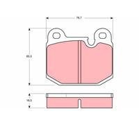 Kit pastiglie freno, Freno a disco Assale anteriore per BMW 3 M1