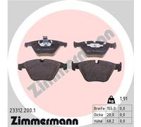 Kit pastiglie freno, Freno a disco Assale anteriore per BMW BMW (BRILLIANCE) 1 3