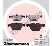 Kit pastiglie freno, Freno a disco Assale anteriore per BMW BMW (BRILLIANCE) 1 3