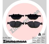 Kit pastiglie freno, Freno a disco Assale anteriore per BMW X5 X6