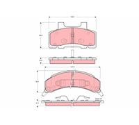 Kit pastiglie freno, Freno a disco Assale anteriore per BUICK CADILLAC CHEVROLET