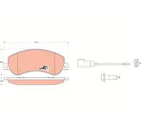 Kit pastiglie freno, Freno a disco Assale anteriore per BYD FORD FORD (JMC) FORD