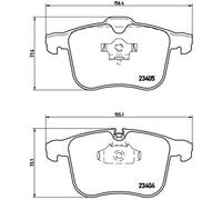 Kit pastiglie freno, Freno a disco Assale anteriore per CADILLAC CHEVROLET HOLDE