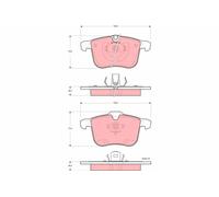 Kit pastiglie freno, Freno a disco Assale anteriore per CADILLAC HOLDEN OPEL SAA