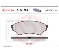 Kit pastiglie freno, Freno a disco Assale anteriore per CHANGFENG MITSUBISHI NIS