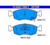 Kit pastiglie freno, Freno a disco Assale anteriore per CHRYSLER FIAT LANCIA 500