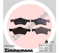 Kit pastiglie freno, Freno a disco Assale anteriore per CHRYSLER VOYAGER