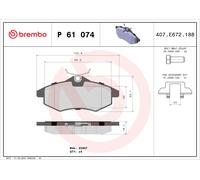 Kit pastiglie freno, Freno a disco Assale anteriore per CITROËN C2 C2 ENTERPRISE