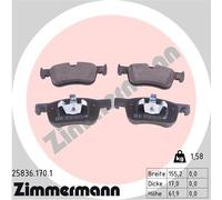 Kit pastiglie freno, Freno a disco Assale anteriore per CITROËN C4 C4 GRAND PICA