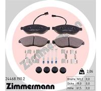 Kit pastiglie freno, Freno a disco Assale anteriore per CITROËN FIAT PEUGEOT BOX