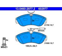 Kit pastiglie freno, Freno a disco Assale anteriore per CITROËN FIAT PEUGEOT BOX