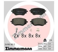 Kit pastiglie freno, Freno a disco Assale anteriore per DACIA NISSAN RENAULT CLI