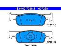 Kit pastiglie freno, Freno a disco Assale anteriore per DACIA RENAULT SMART CLIO