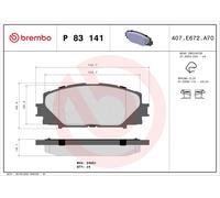 Kit pastiglie freno, Freno a disco Assale anteriore per DAIHATSU GREAT WALL LIFA