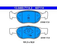 Kit pastiglie freno, Freno a disco Assale anteriore per FIAT LANCIA PUNTO Y
