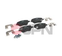 Kit pastiglie freno, Freno a disco Assale anteriore per FIAT TIPO