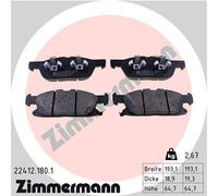 Kit pastiglie freno, Freno a disco Assale anteriore per FORD FORD (CHANGAN) FORD