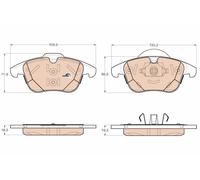 Kit pastiglie freno, Freno a disco Assale anteriore per FORD GALAXY MONDEO S-MAX