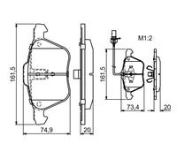 Kit pastiglie freno, Freno a disco Assale anteriore per FORD SEAT VW ALHAMBRA CA