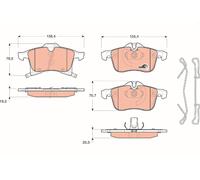 Kit pastiglie freno, Freno a disco Assale anteriore per HOLDEN OPEL VAUXHALL ADA