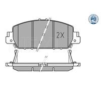 Kit pastiglie freno, Freno a disco Assale anteriore per HONDA ACCORD HR-V