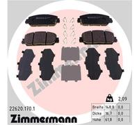 Kit pastiglie freno, Freno a disco Assale anteriore per HONDA HONDA (DONGFENG) C
