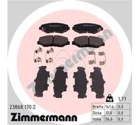 Kit pastiglie freno, Freno a disco Assale anteriore per HONDA HONDA (DONGFENG) C