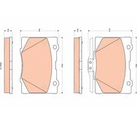 Kit pastiglie freno, Freno a disco Assale anteriore per HONDA LEGEND