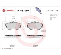 Kit pastiglie freno, Freno a disco Assale anteriore per HONDA VW CALIFORNIA CIVI