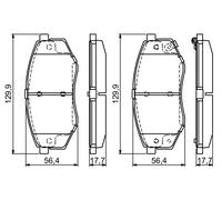 Kit pastiglie freno, Freno a disco Assale anteriore per HYUNDAI KIA TOYOTA COROL