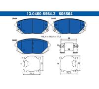 Kit pastiglie freno, Freno a disco Assale anteriore per HYUNDAI TUCSON