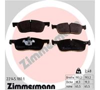 Kit pastiglie freno, Freno a disco Assale anteriore per JAGUAR JAGUAR (CHERY) LA