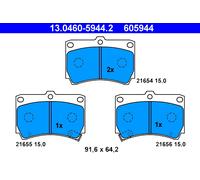 Kit pastiglie freno, Freno a disco Assale anteriore per KIA MAZDA 121 323 C 323