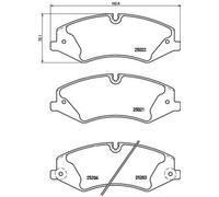 Kit pastiglie freno, Freno a disco Assale anteriore per LAND ROVER LAND ROVER (C