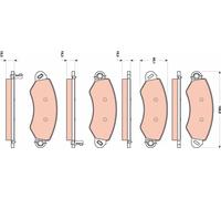 Kit pastiglie freno, Freno a disco Assale anteriore per LDV MAXUS MAXUS V80