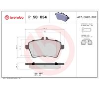 Kit pastiglie freno, Freno a disco Assale anteriore per MERCEDES-BENZ CLASSE A