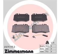 Kit pastiglie freno, Freno a disco Assale anteriore per MERCEDES-BENZ CLASSE C C