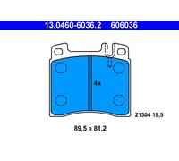 Kit pastiglie freno, Freno a disco Assale anteriore per MERCEDES-BENZ CLASSE S